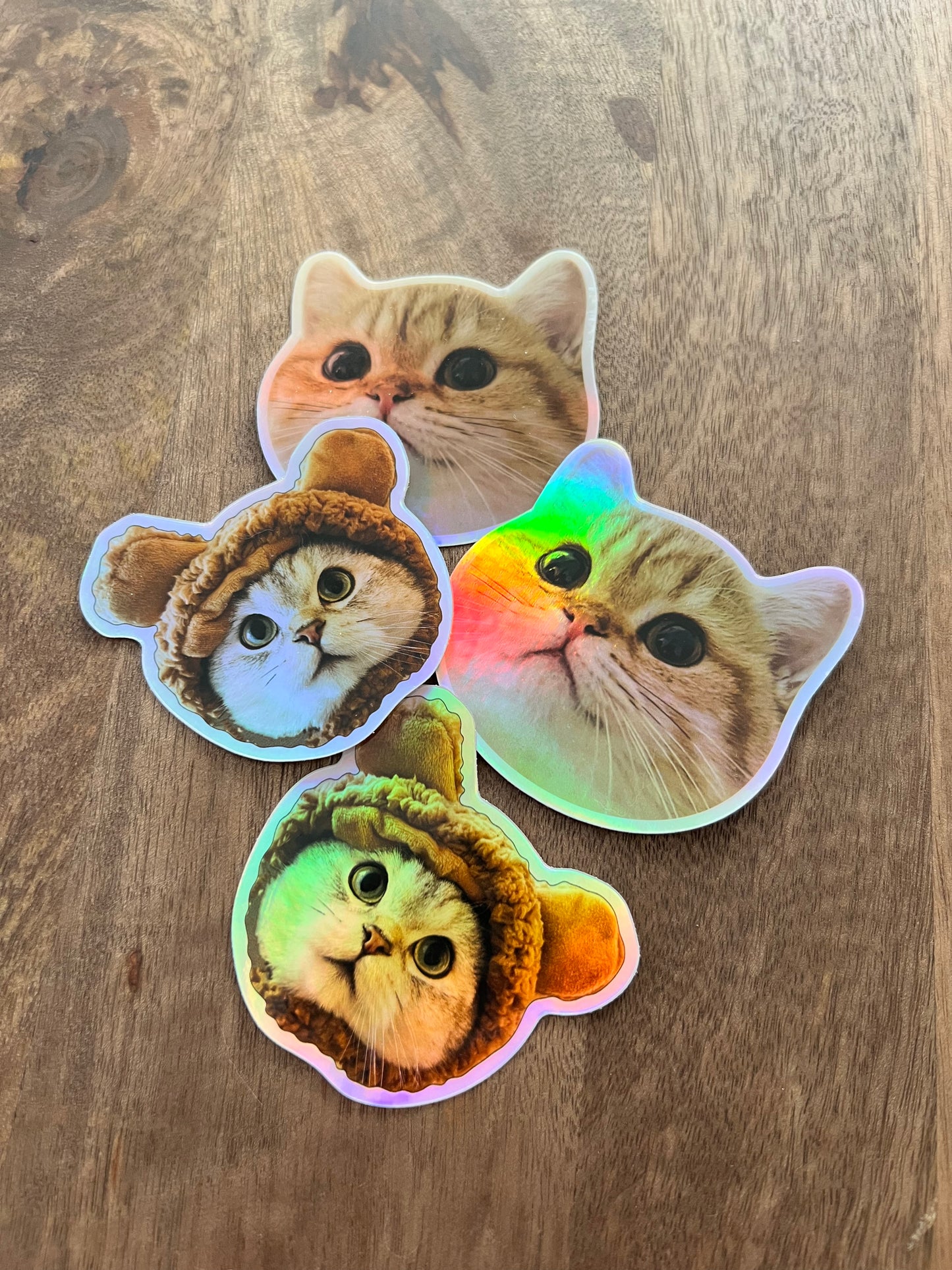 Couple Holographic Stickers