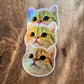 Couple Holographic Stickers