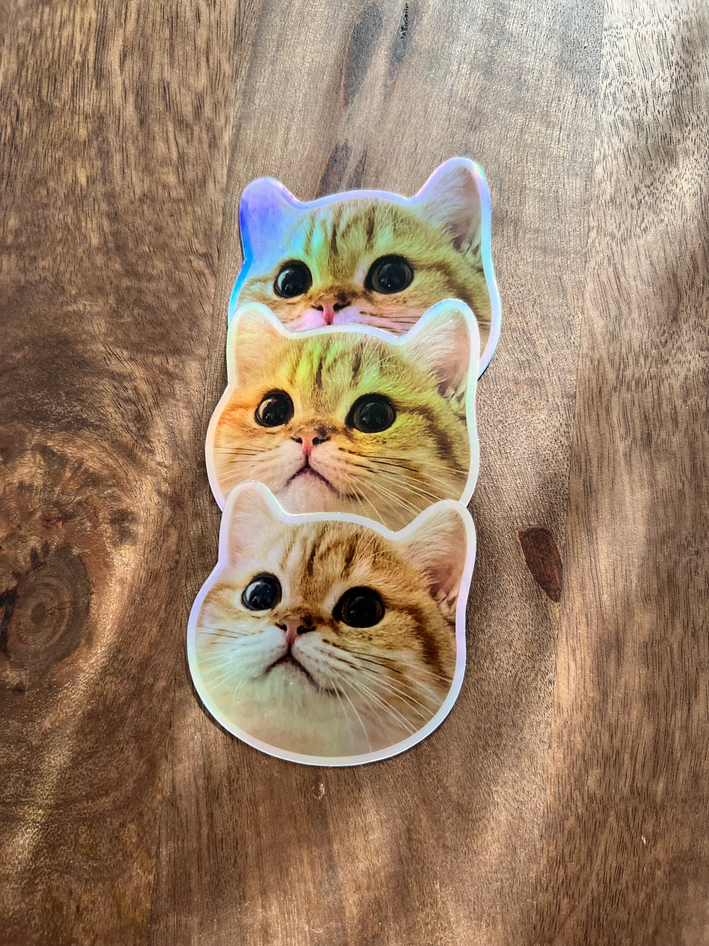 Couple Holographic Stickers