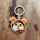 Couple Papaya + Ollie Keychains
