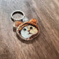 Couple Papaya + Ollie Keychains