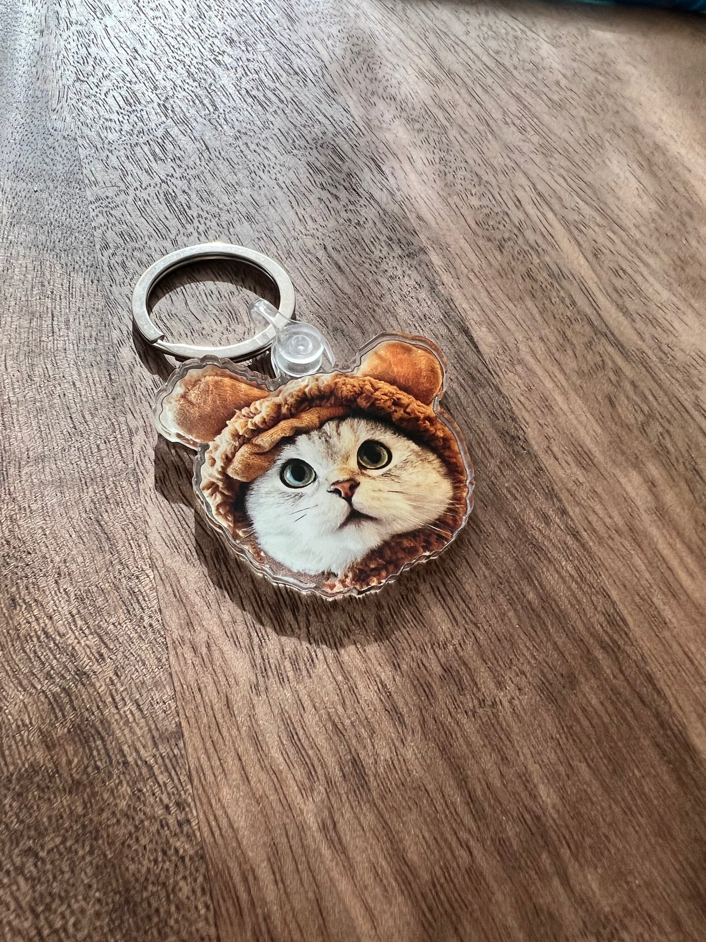 Couple Papaya + Ollie Keychains